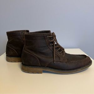 Johnston & Murphy J&M lace up leather ankle boot